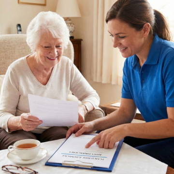 Aides à domicile senior.