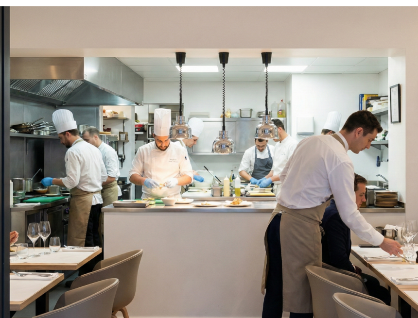 salle de restaurant avec cuisine ouverte salle de restaurant avec cuisine ouverte