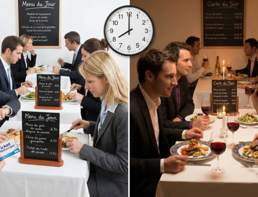 restaurant le midi ou le soir