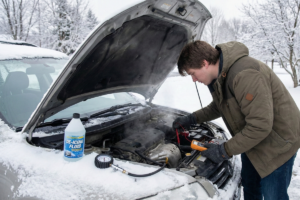 entretien de voiture en hiver
